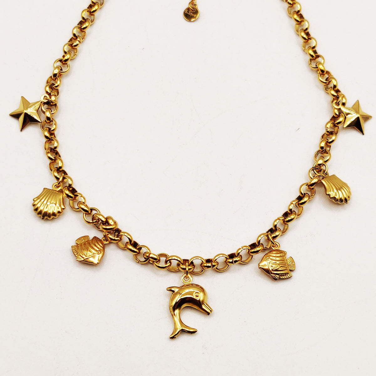Collier Maillons Bibelots Dauphin Luxe