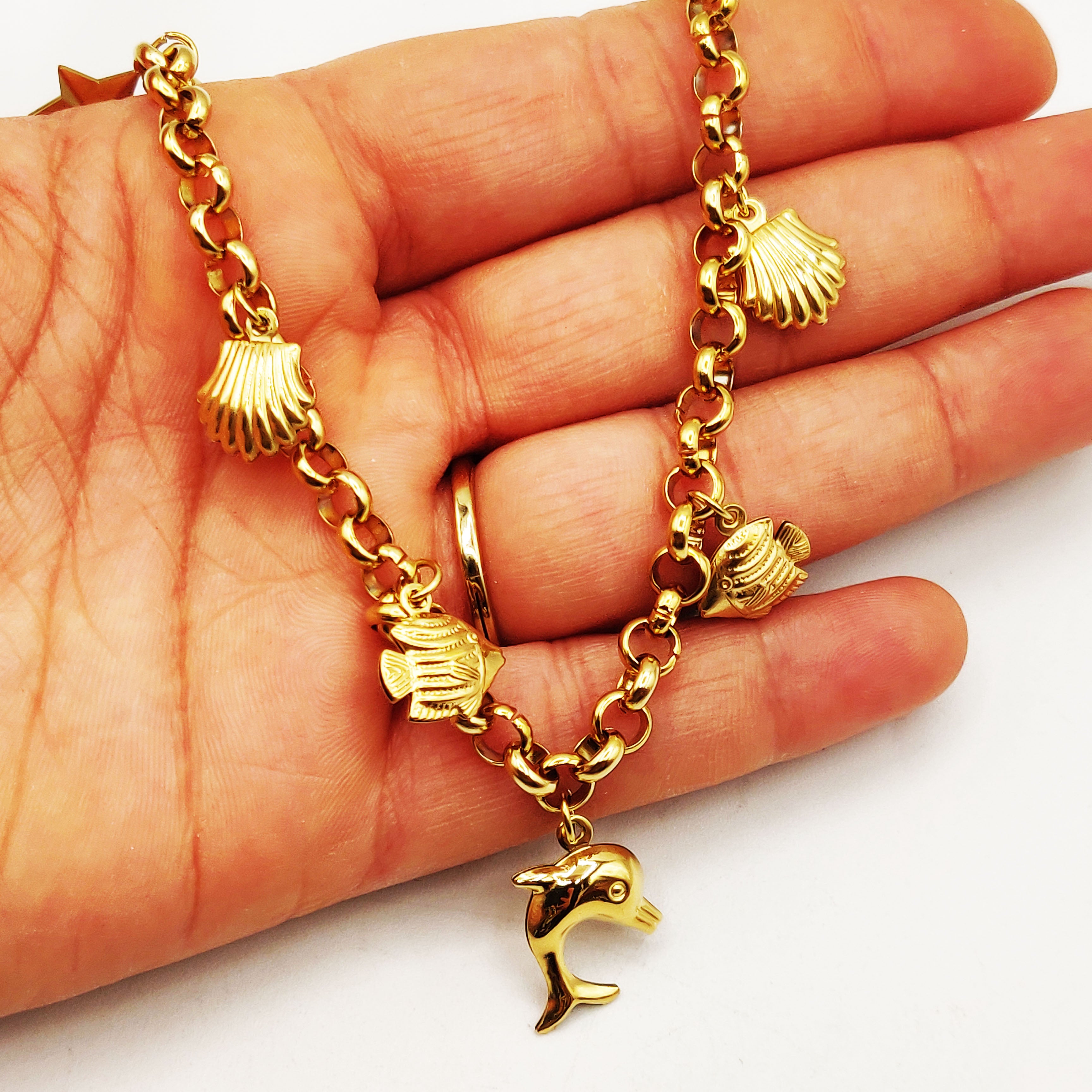 Collier Maillons Bibelots Dauphin Luxe