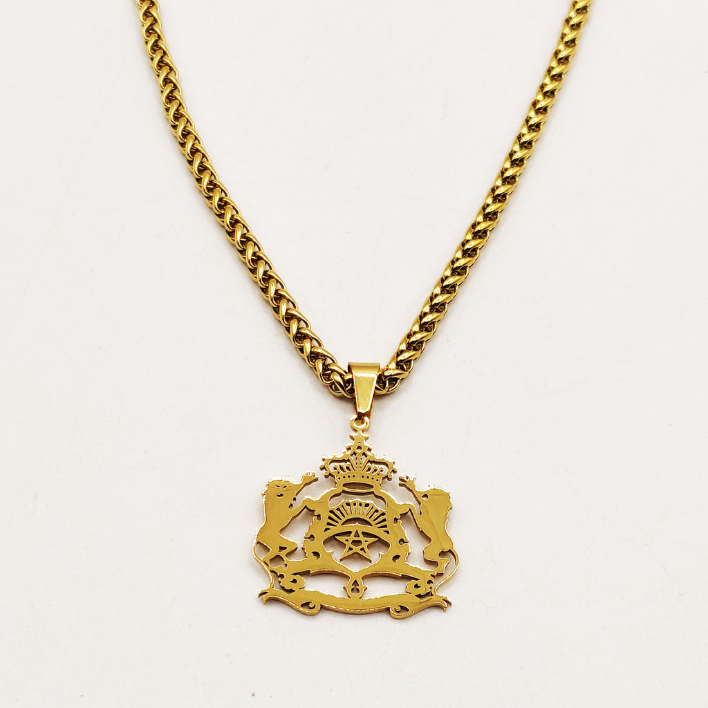 Collier Torsade Pendentif Maroc Luxe