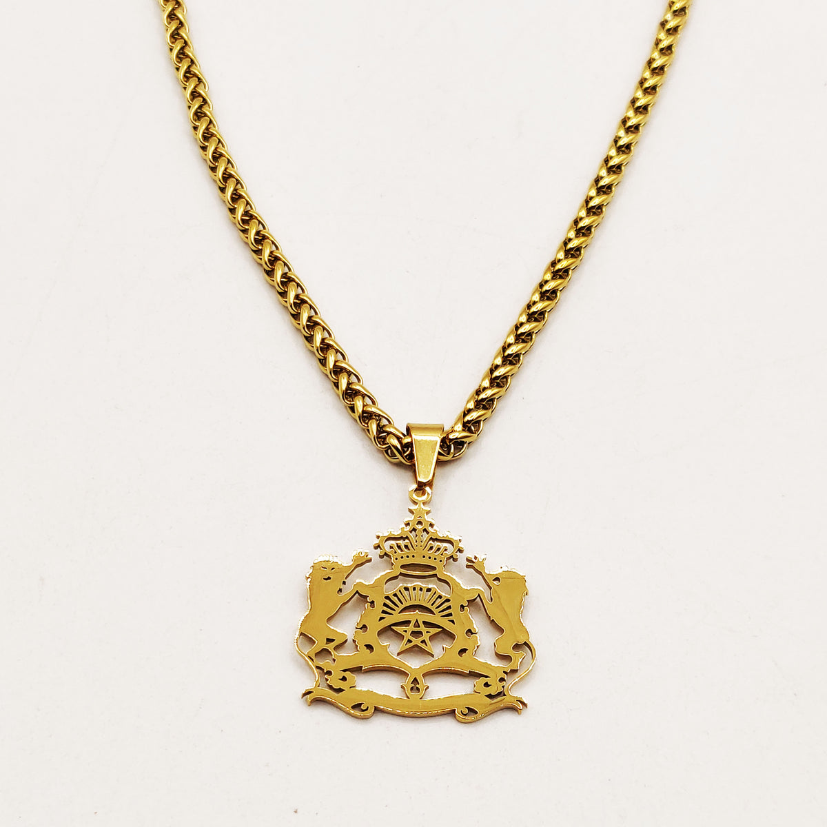 Collier Torsade Pendentif Maroc Luxe