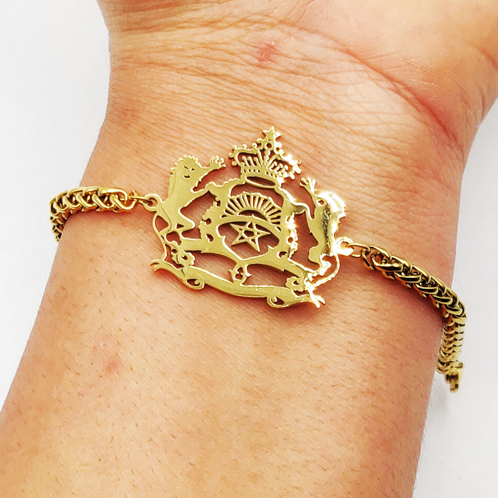 Bracelet Torsade Pendentif Maroc Luxe