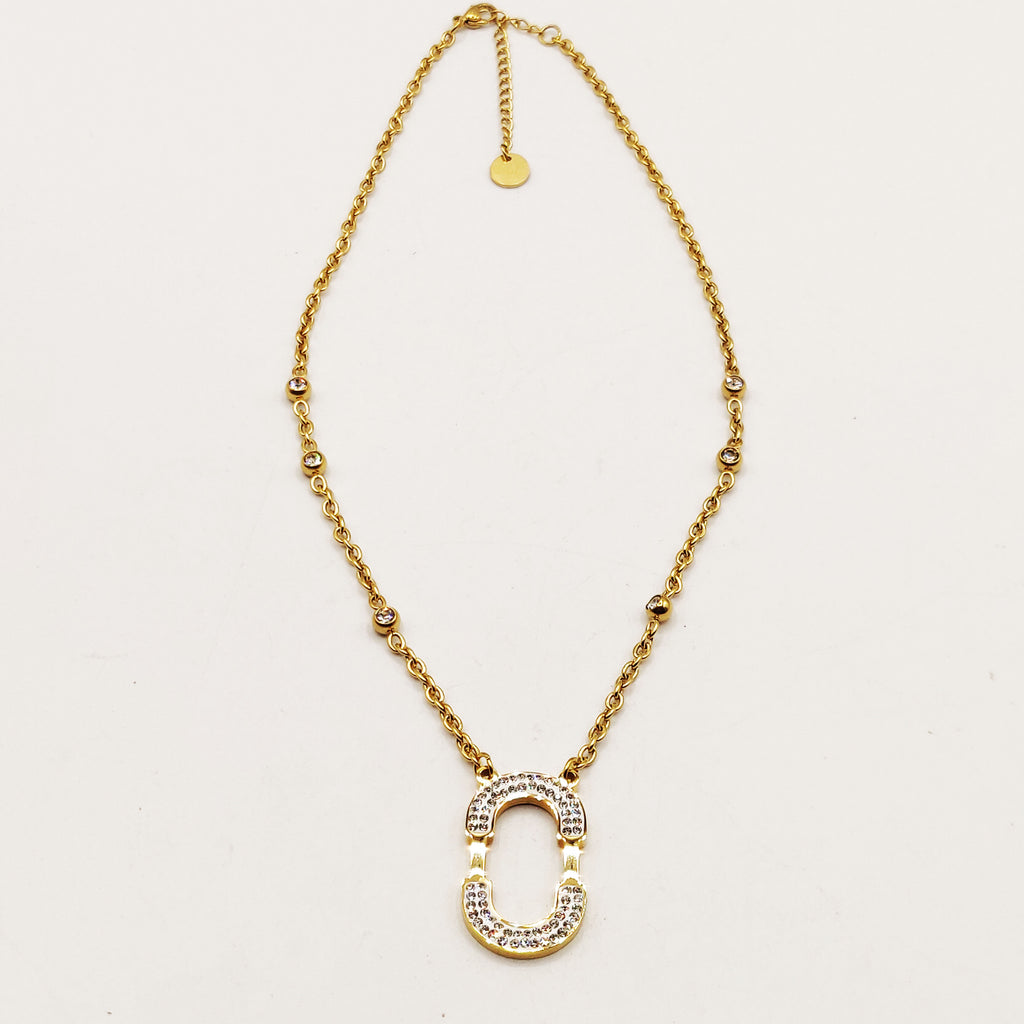 Collier Double U Luxe