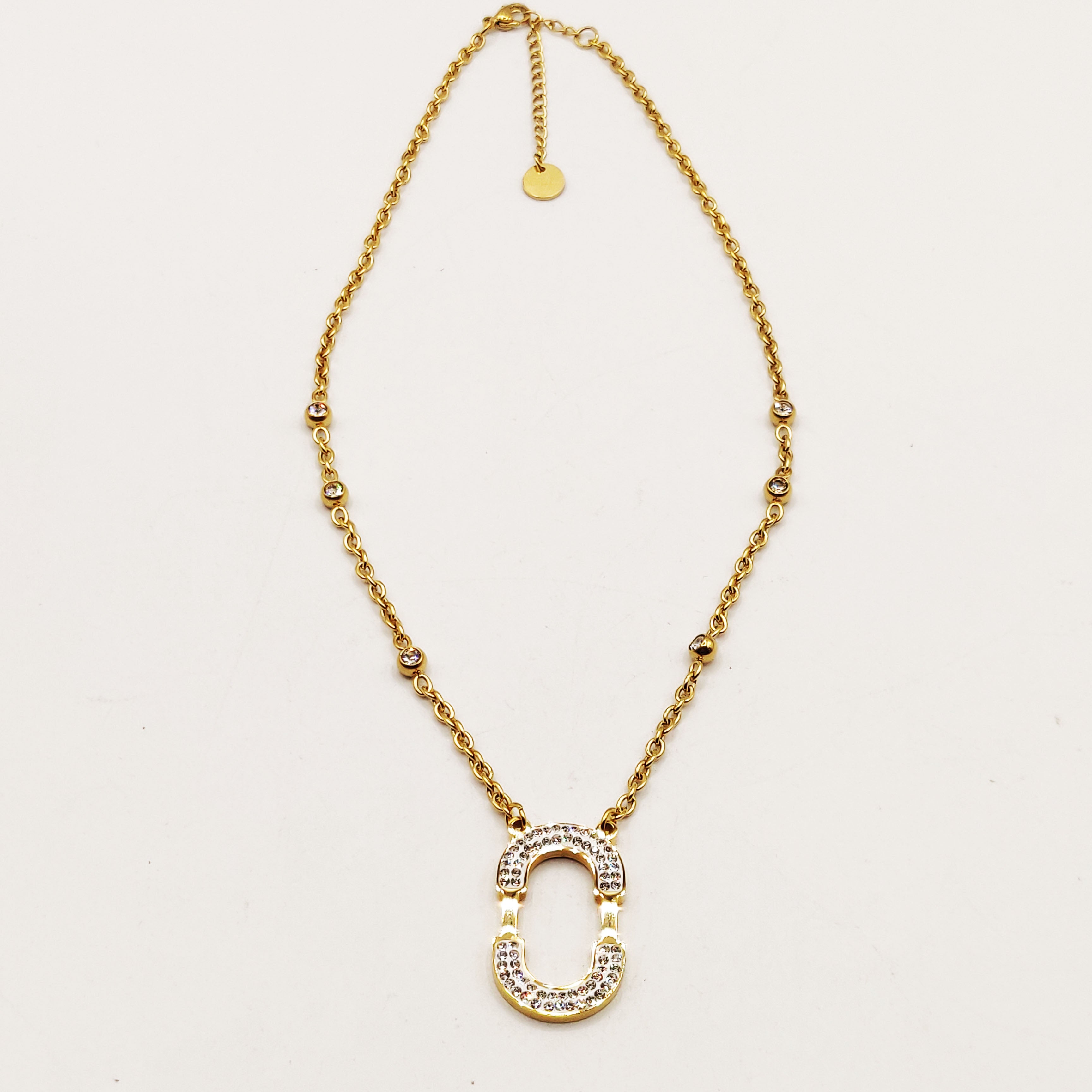 Collier Double U Luxe