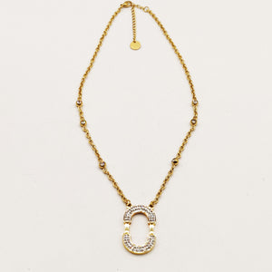 Collier Double U Luxe
