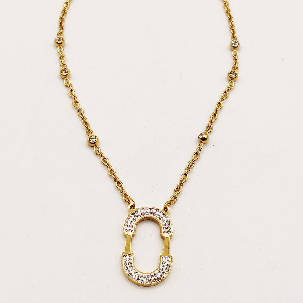 Collier Double U Luxe