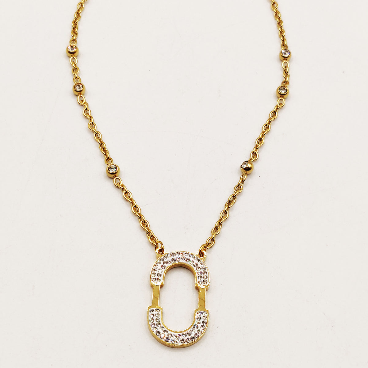 Collier Double U Luxe