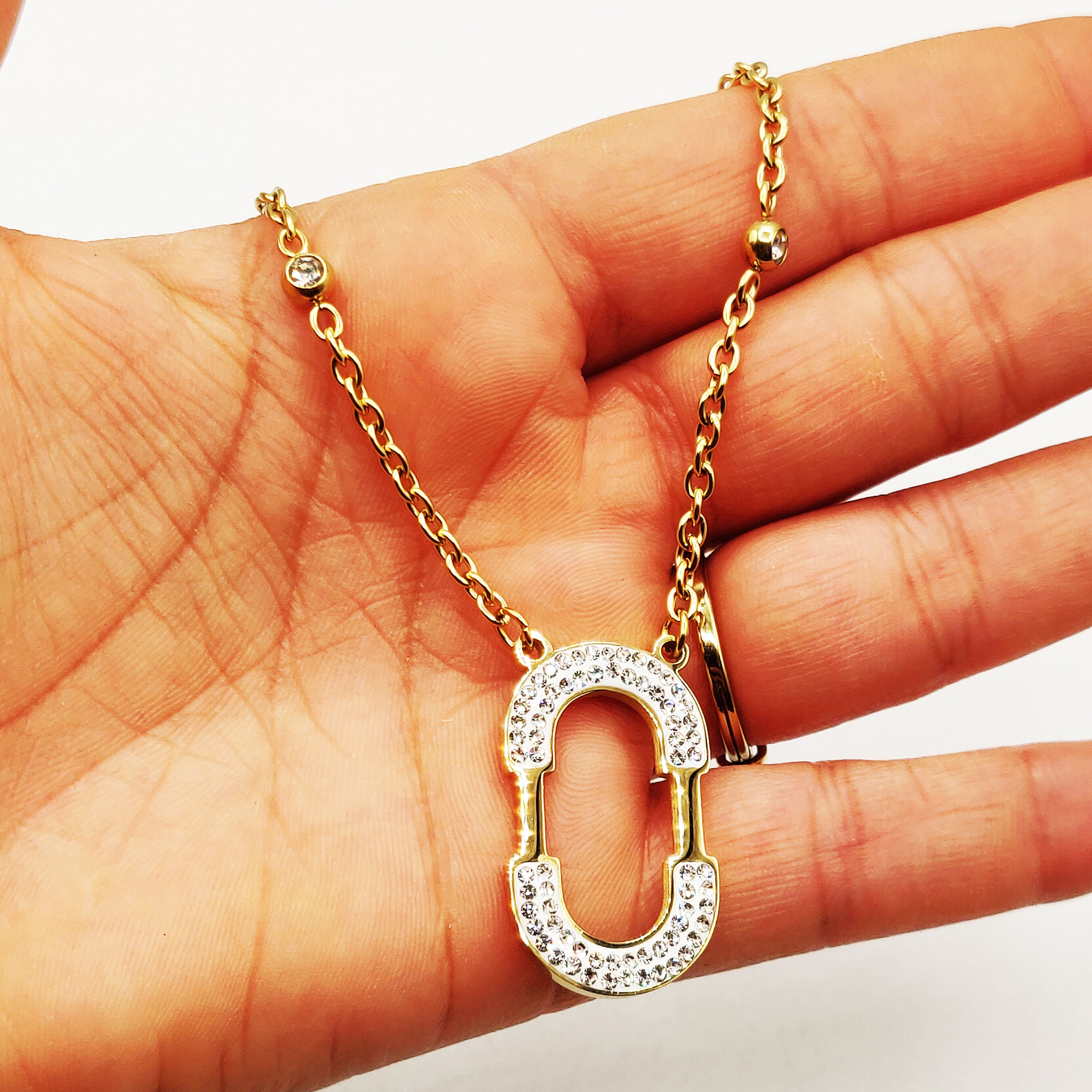 Collier Double U Luxe