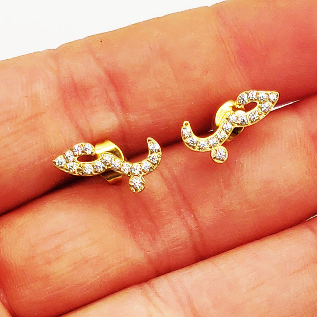 Boucles d'oreilles Hobe Cristaux Luxe