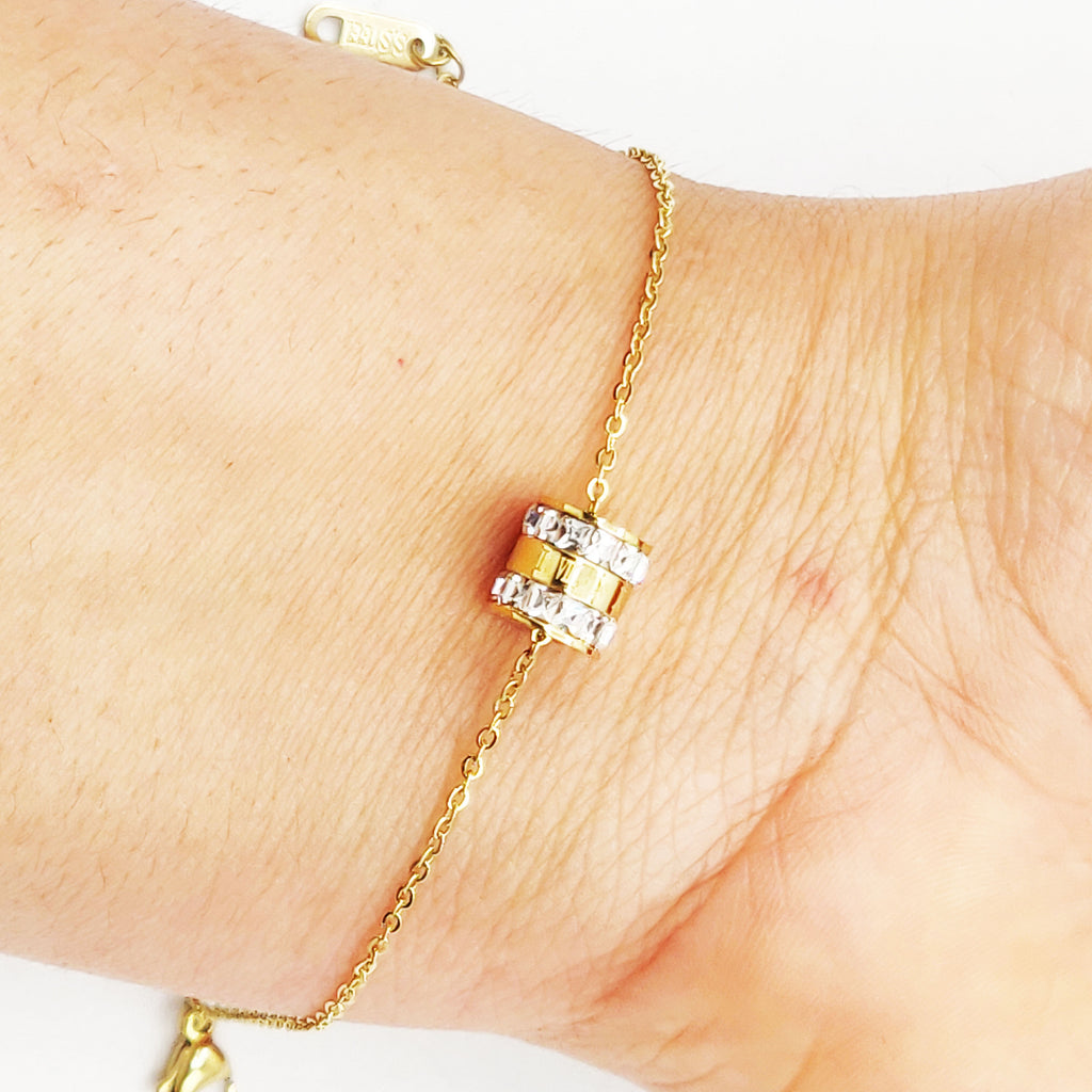 Bracelet Roue Cristaux Romain Luxe