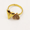 Bague Double Coeurs Luxe