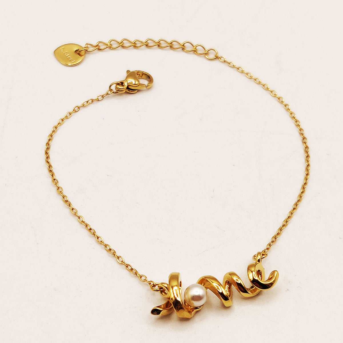 Bracelet Toutbillon Luxe et Perle d'imitation Blanche