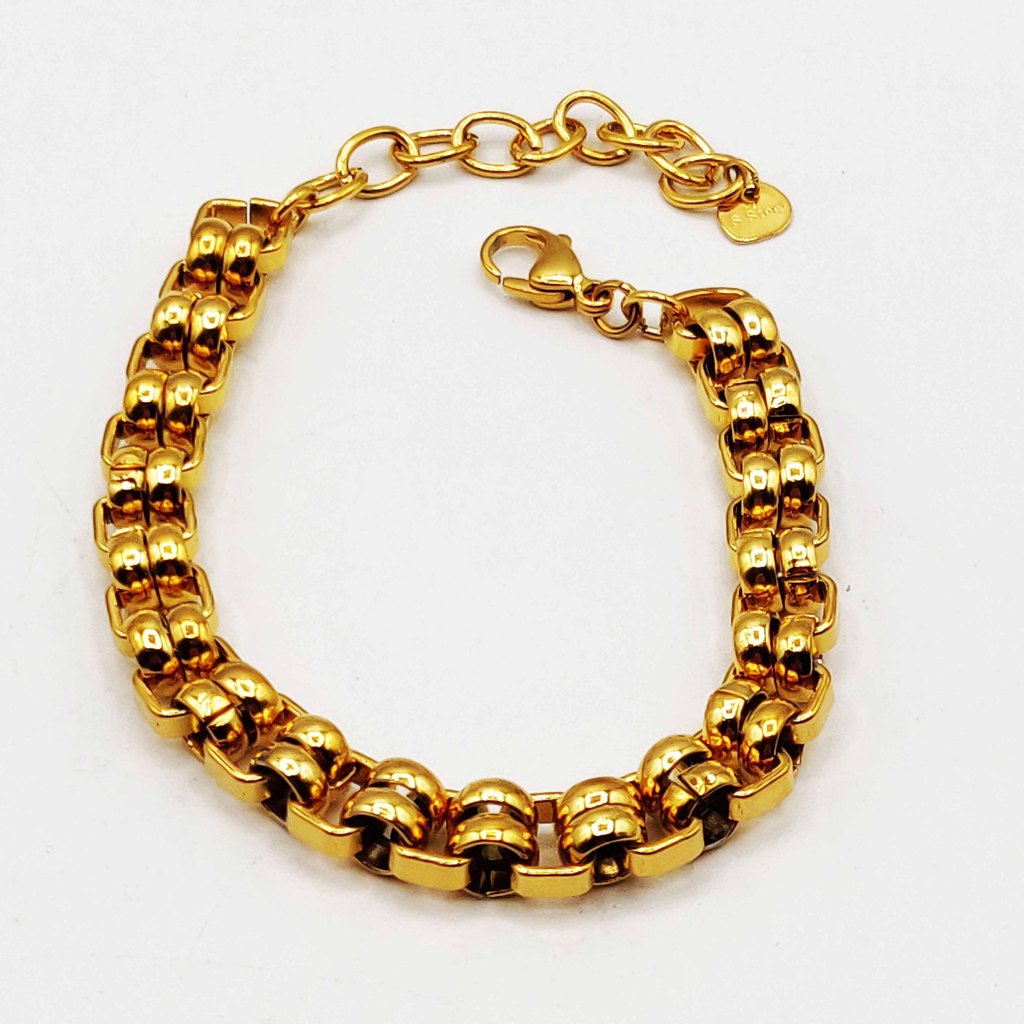 Bracelet Chaîne Gros Maillons Luxe