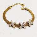 Bracelet Maille Triple X Luxe