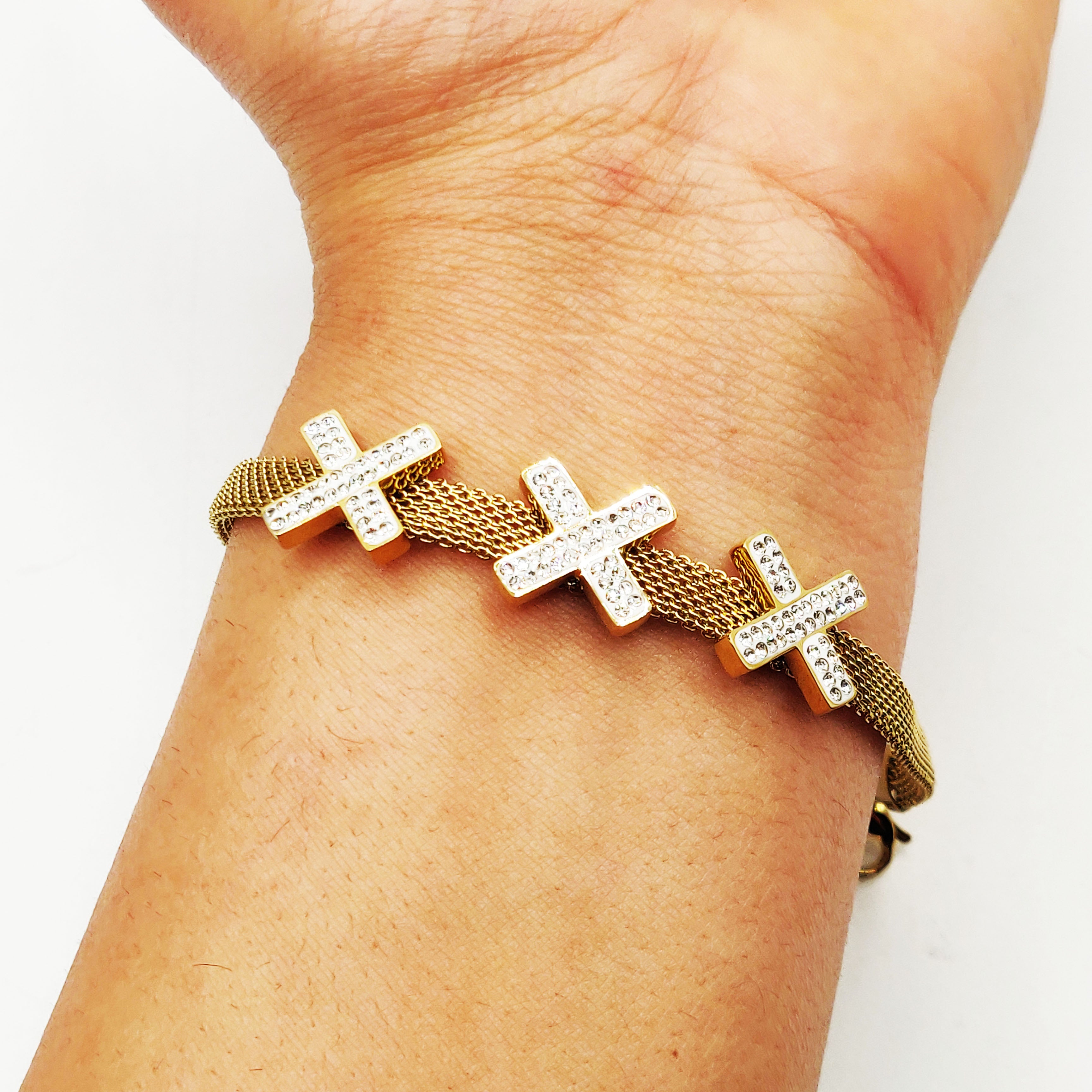 Bracelet Maille Triple X Luxe
