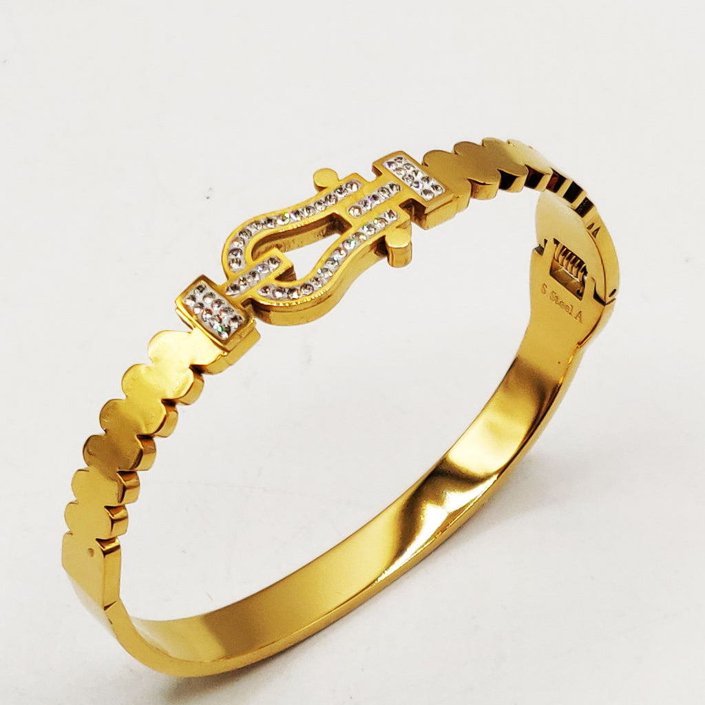 Bracelet Rigide Strength Cristaux Luxe