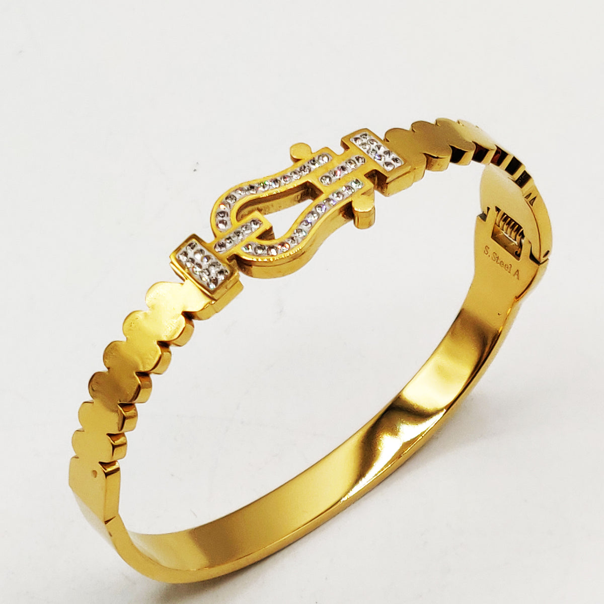 Bracelet Rigide Strength Cristaux Luxe