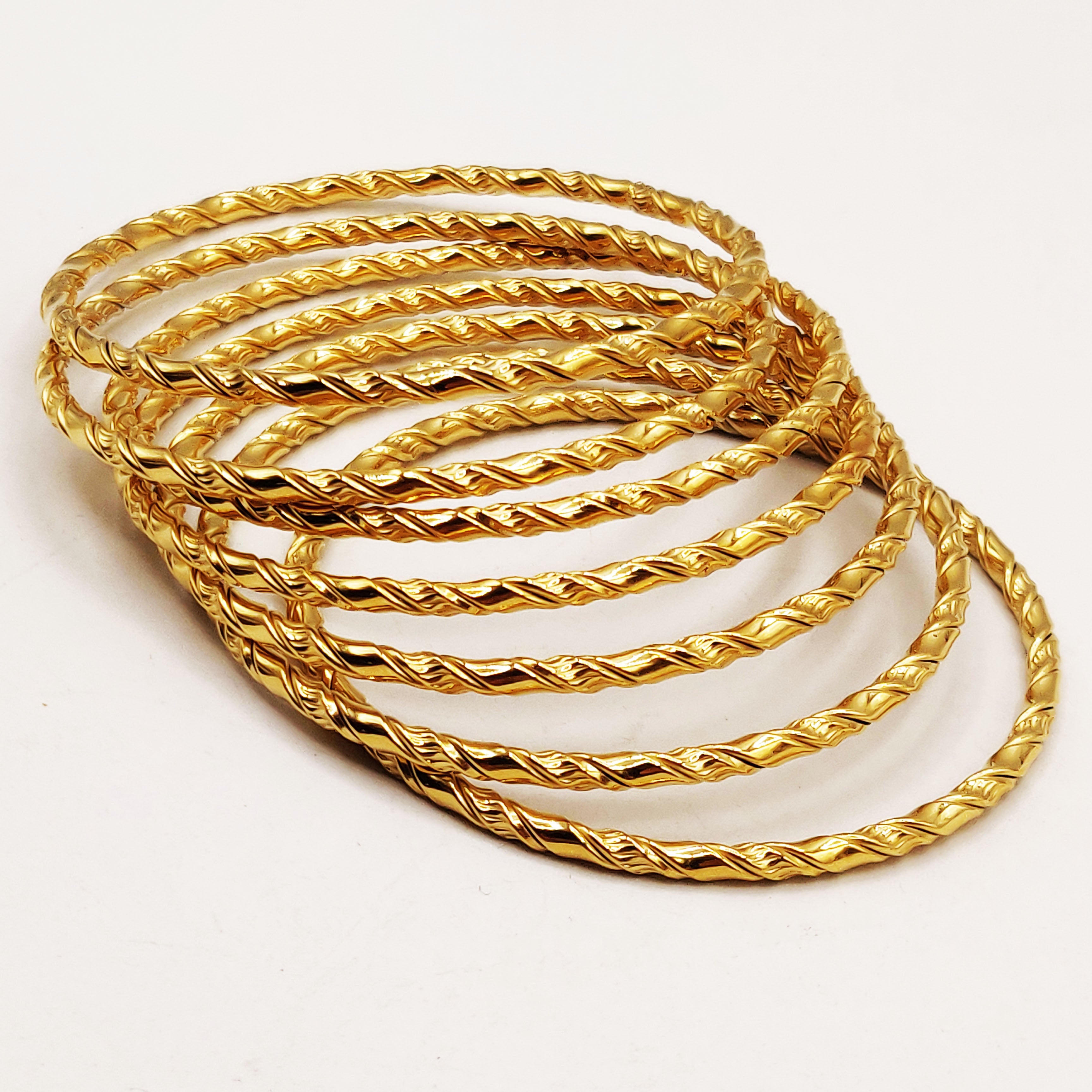 7 Bracelets Rigides Vagues