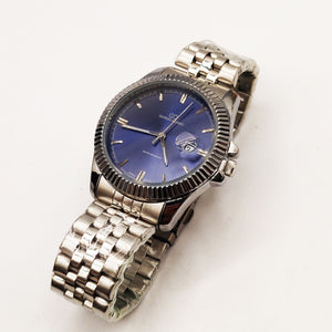 Montre Homme Giorgio & Dario EU6413 Bracelet Argenté Fond Bleu
