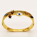 Bracelet Rigide Oeil Multi Pendentifs Luxe