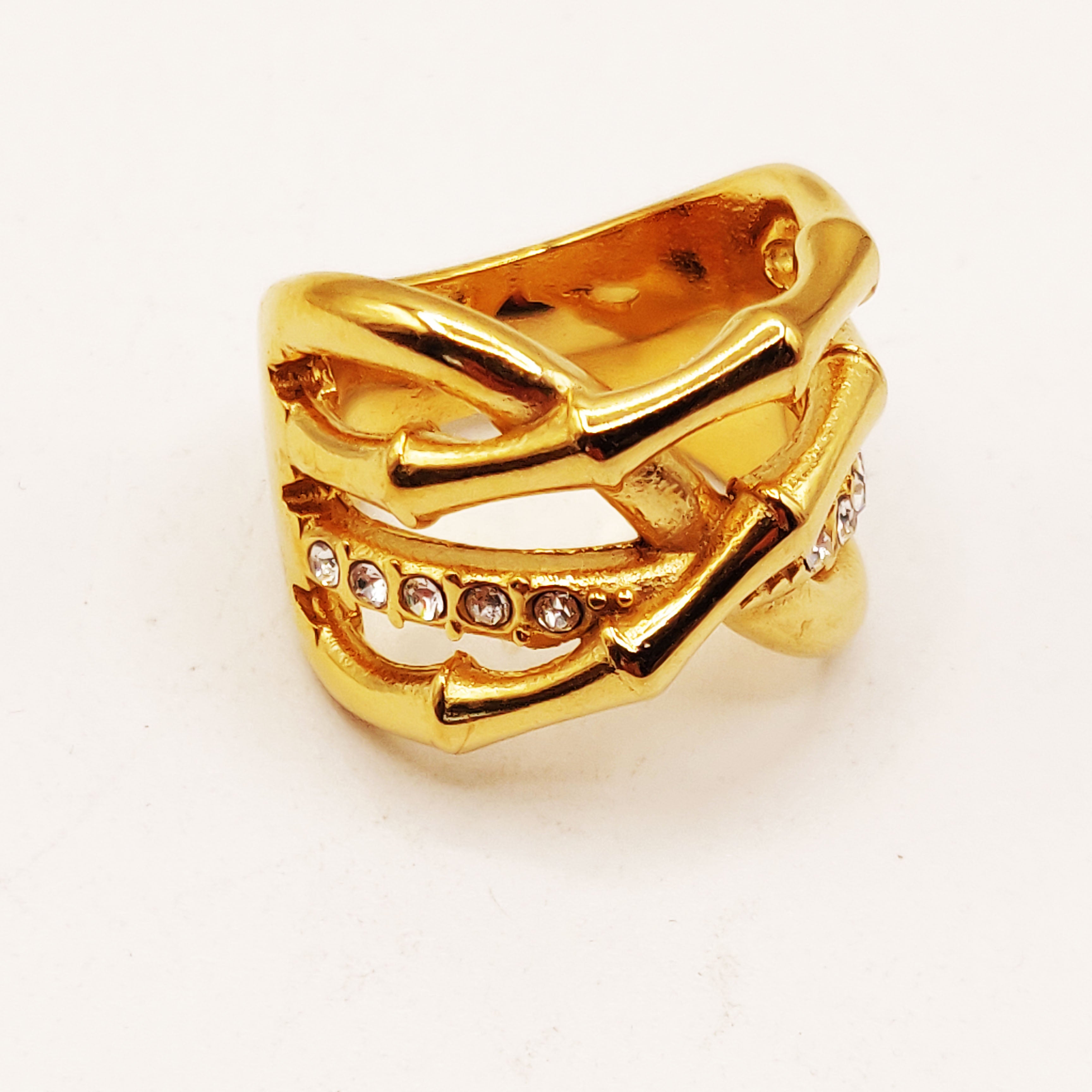 Bague Multi Os Luxe et Cristaux