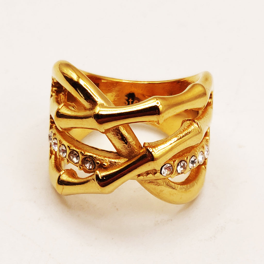Bague Multi Os Luxe et Cristaux