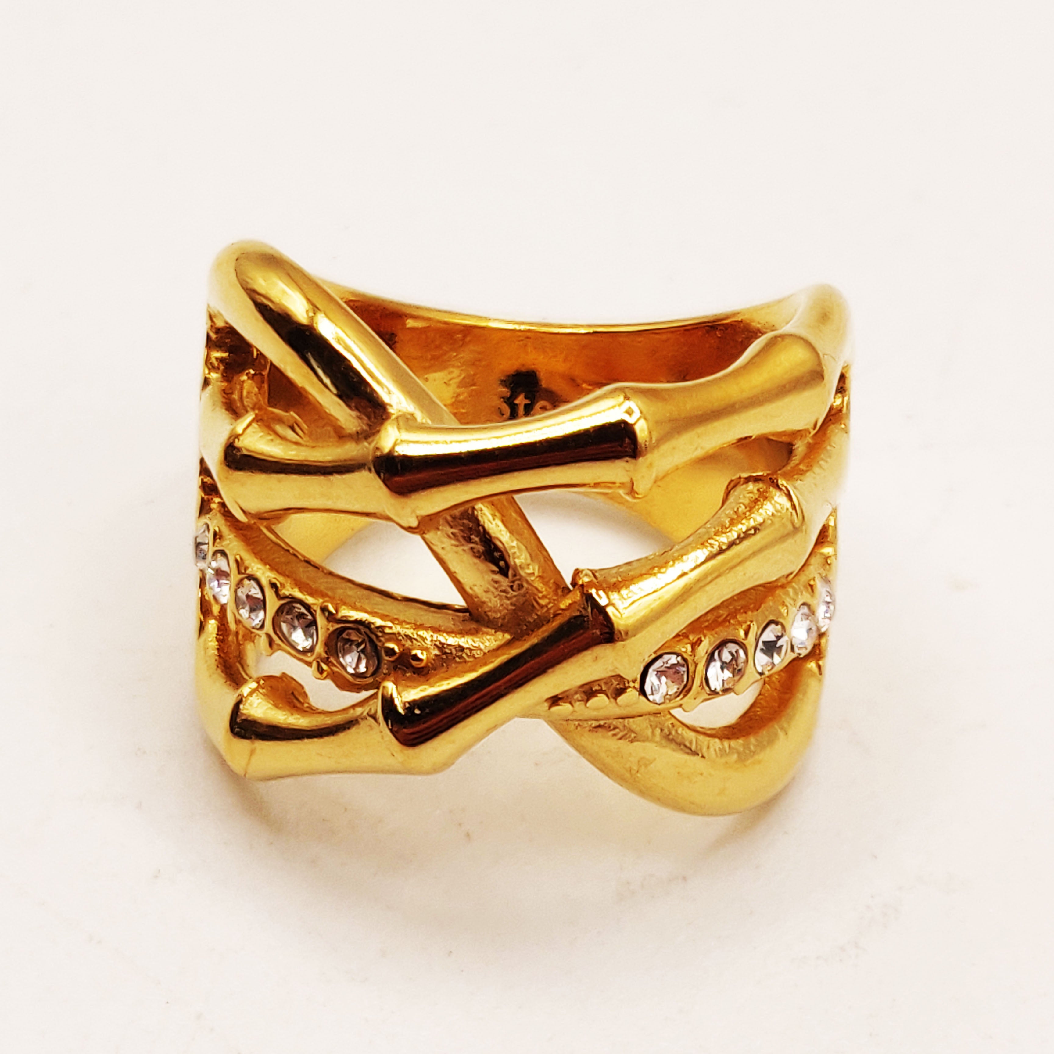 Bague Multi Os Luxe et Cristaux