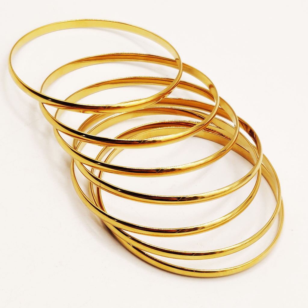 7 Bracelets Rigides Simples