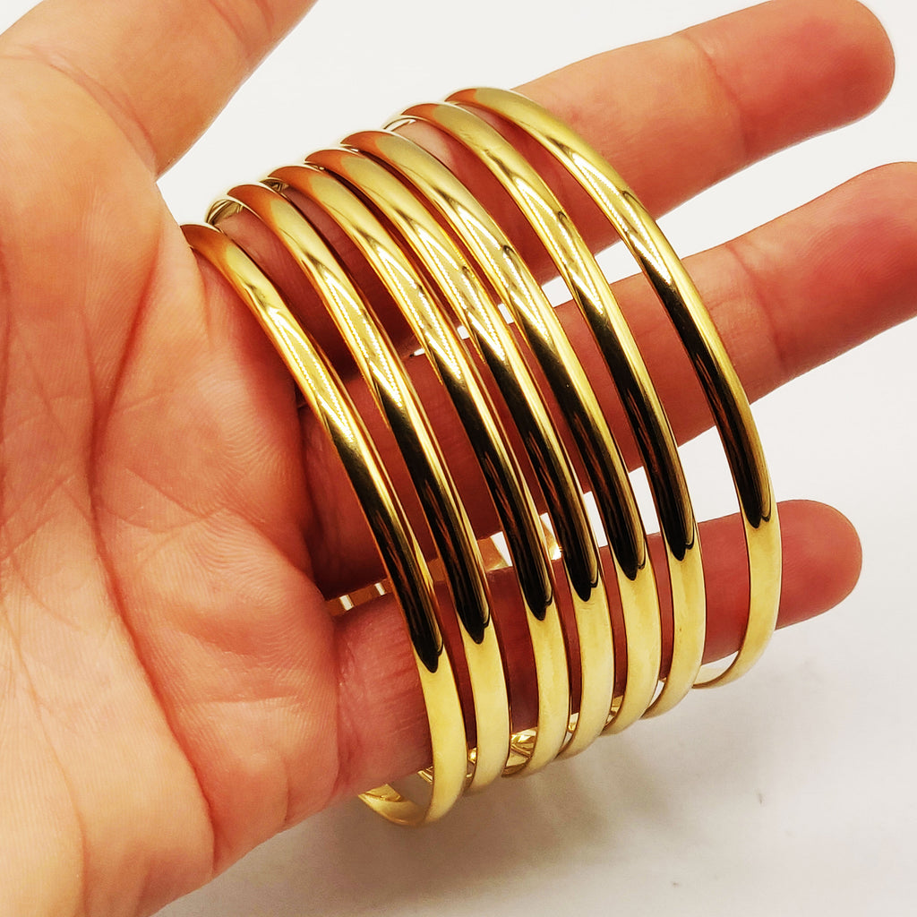 7 Bracelets Rigides Simples