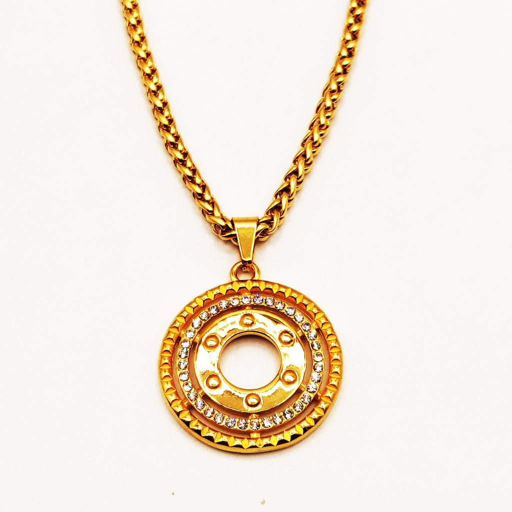 Collier Torsade Cercle Multi Pics Luxe