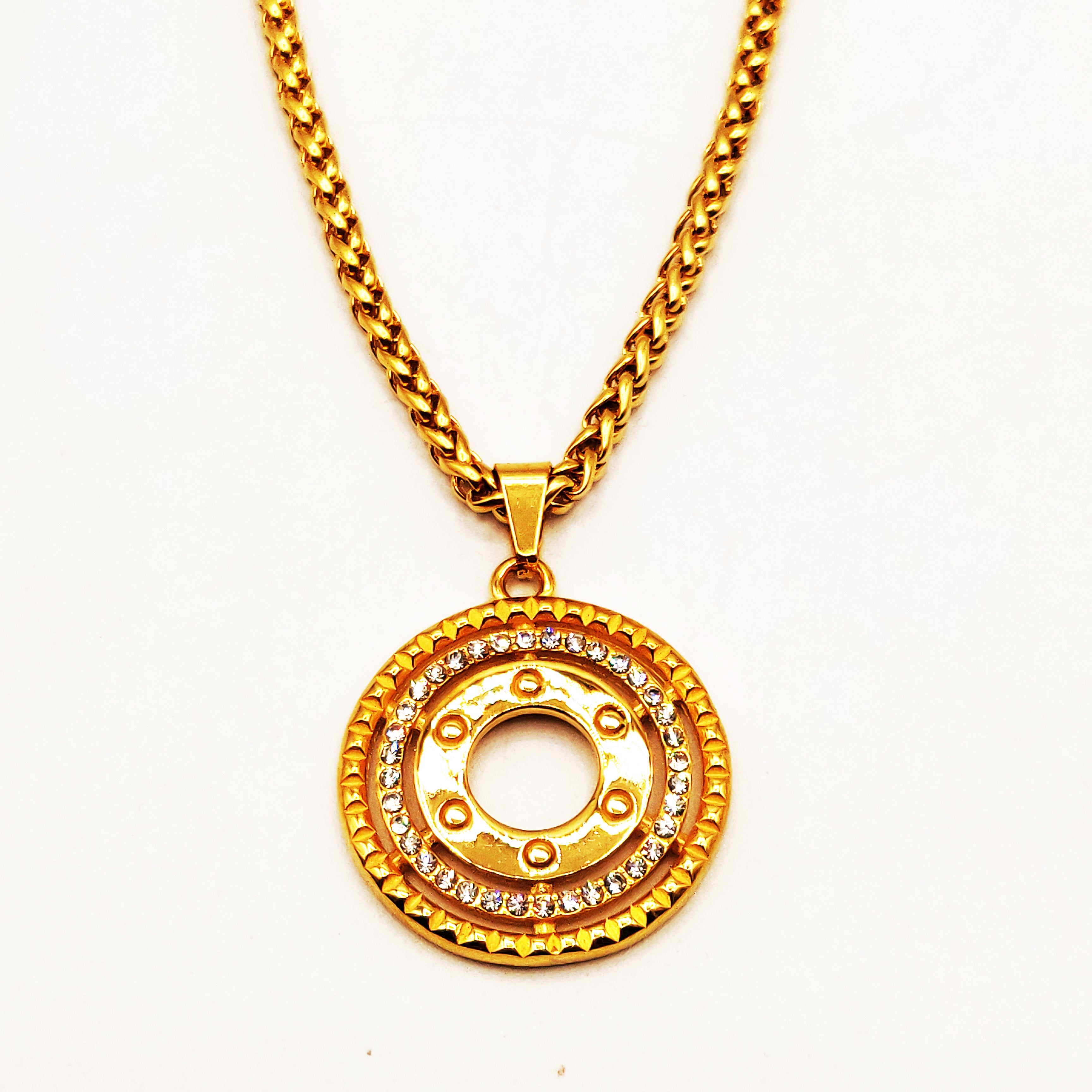 Collier Torsade Cercle Multi Pics Luxe