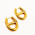 Boucles d'oreilles Grandes H Luxe
