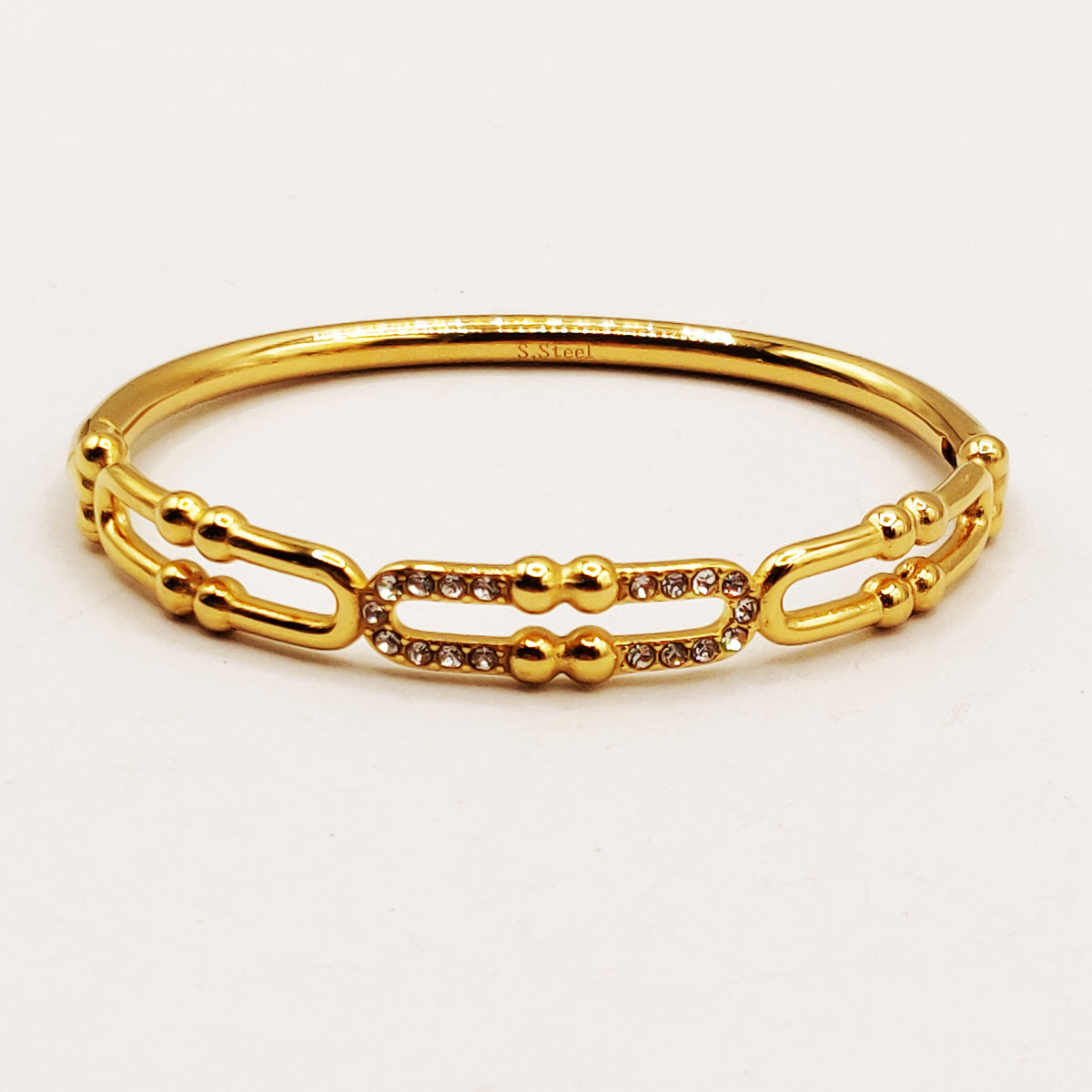 Bracelet Rigide Multi T Luxe et Cristaux