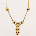 Collier Multi Feuillages Descendant Luxe