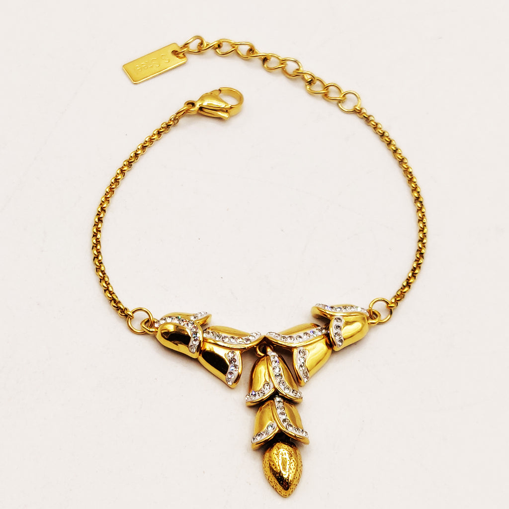 Bracelet Multi Feuillages Descendant Luxe