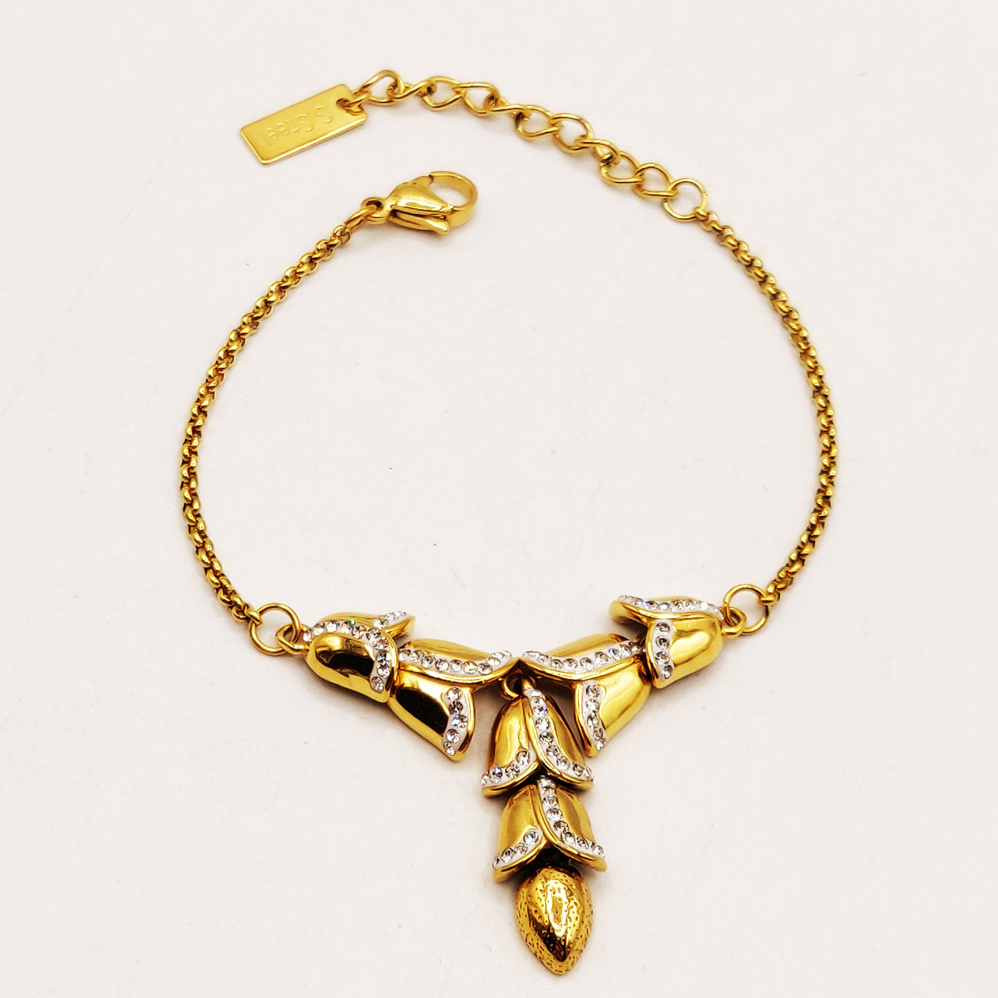 Bracelet Multi Feuillages Descendant Luxe