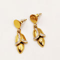 Boucles d'oreilles Multi Feuillages Descendant Luxe