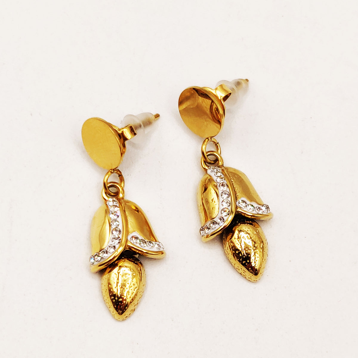 Boucles d'oreilles Multi Feuillages Descendant Luxe