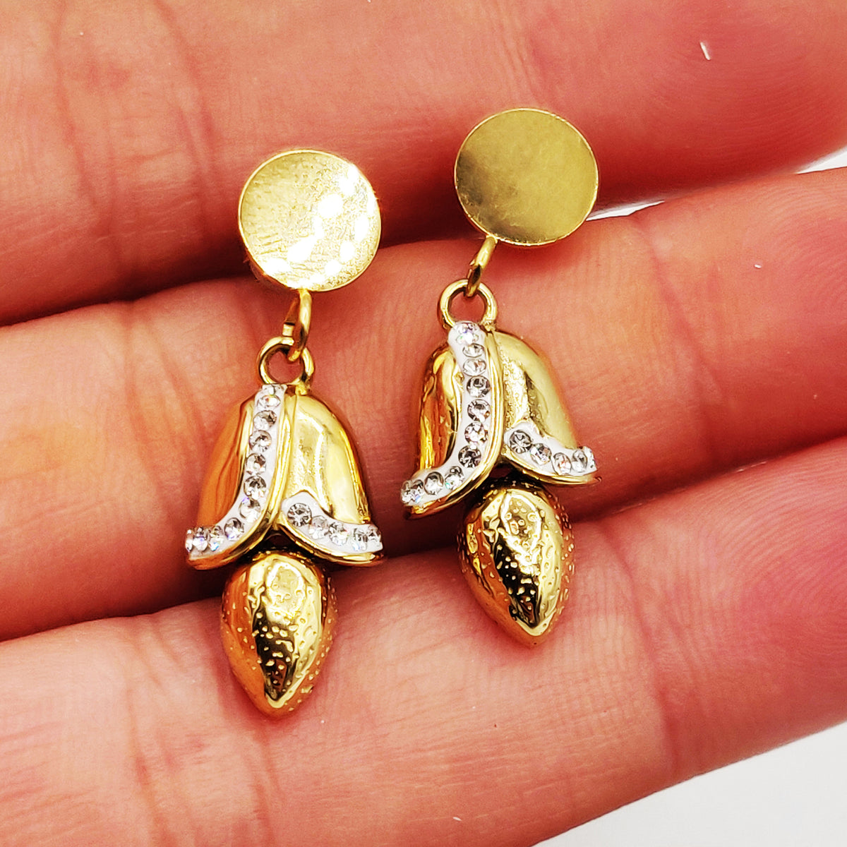 Boucles d'oreilles Multi Feuillages Descendant Luxe