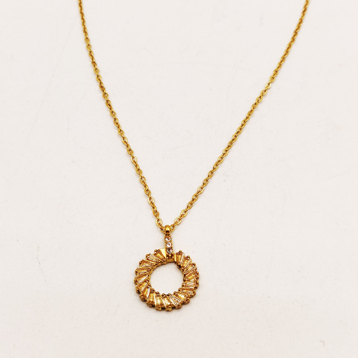 Collier Roue de Cristaux