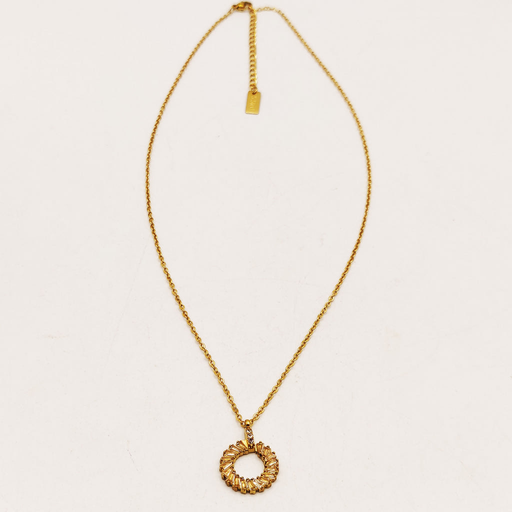 Collier Roue de Cristaux