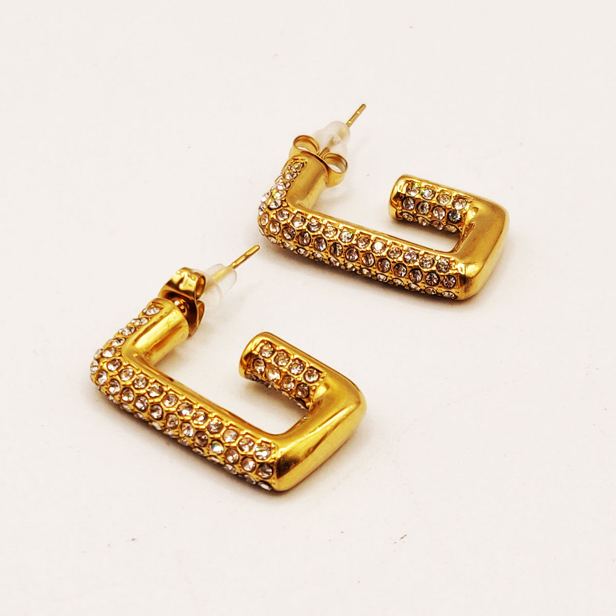 Boucles d'oreilles C Cristaux
