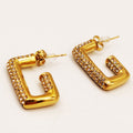 Boucles d'oreilles C Cristaux