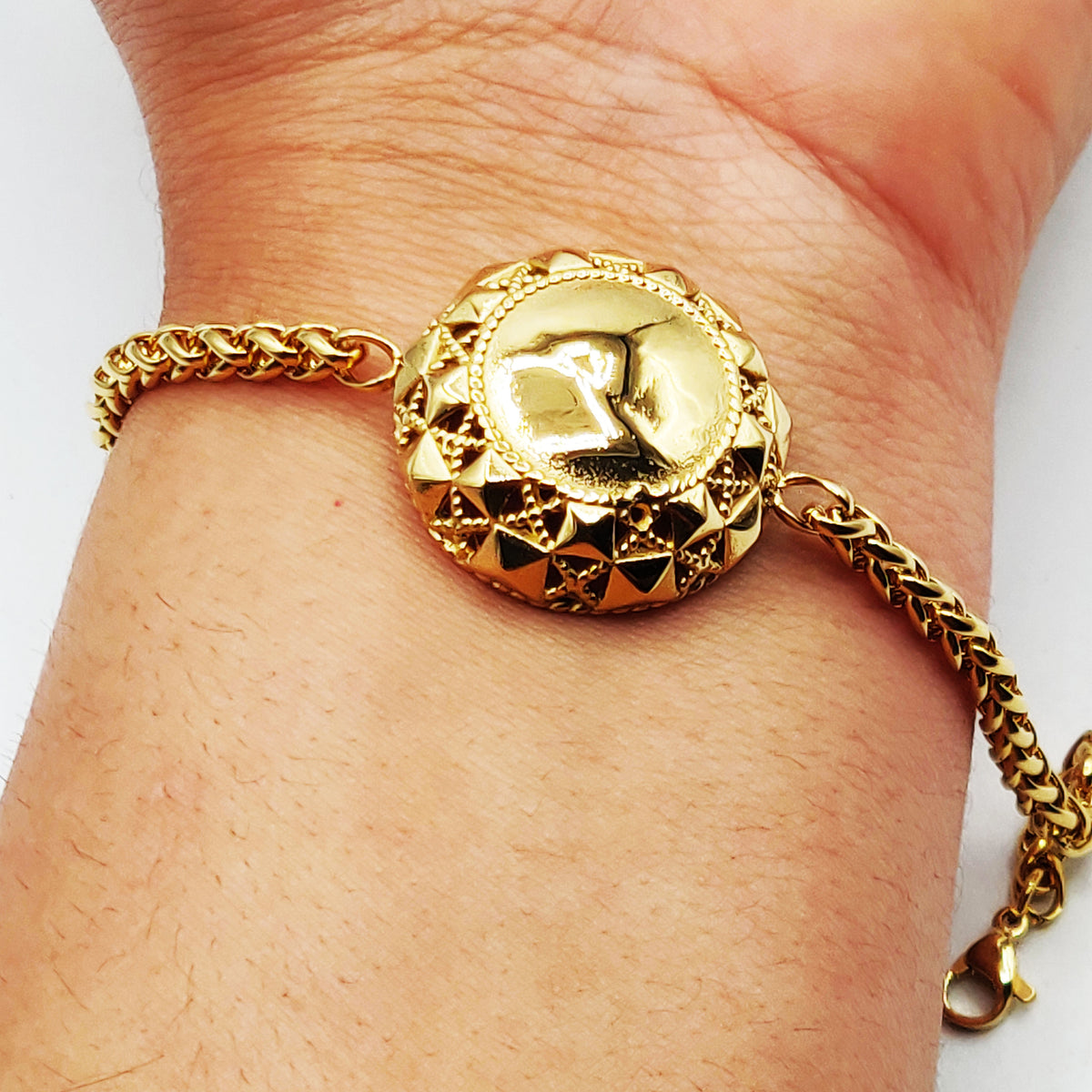 Bracelet Torsade Rond Multi Pics Luxe