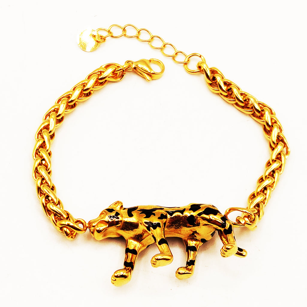Bracelet Torsade Jaguar 4 Pattes Luxe