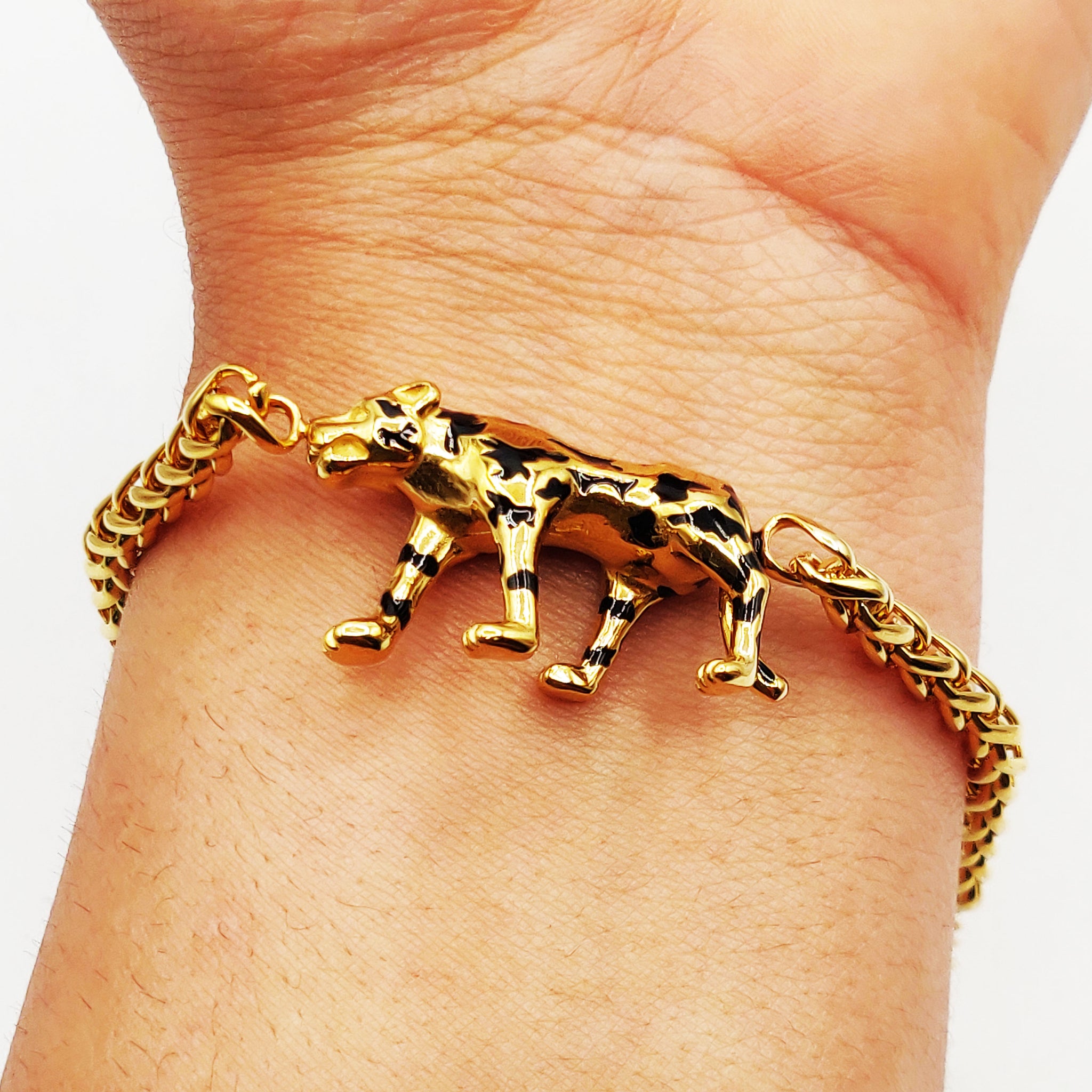 Bracelet Torsade Jaguar 4 Pattes Luxe