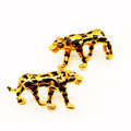 Boucles d'oreilles Torsade Jaguar 4 Pattes Luxe