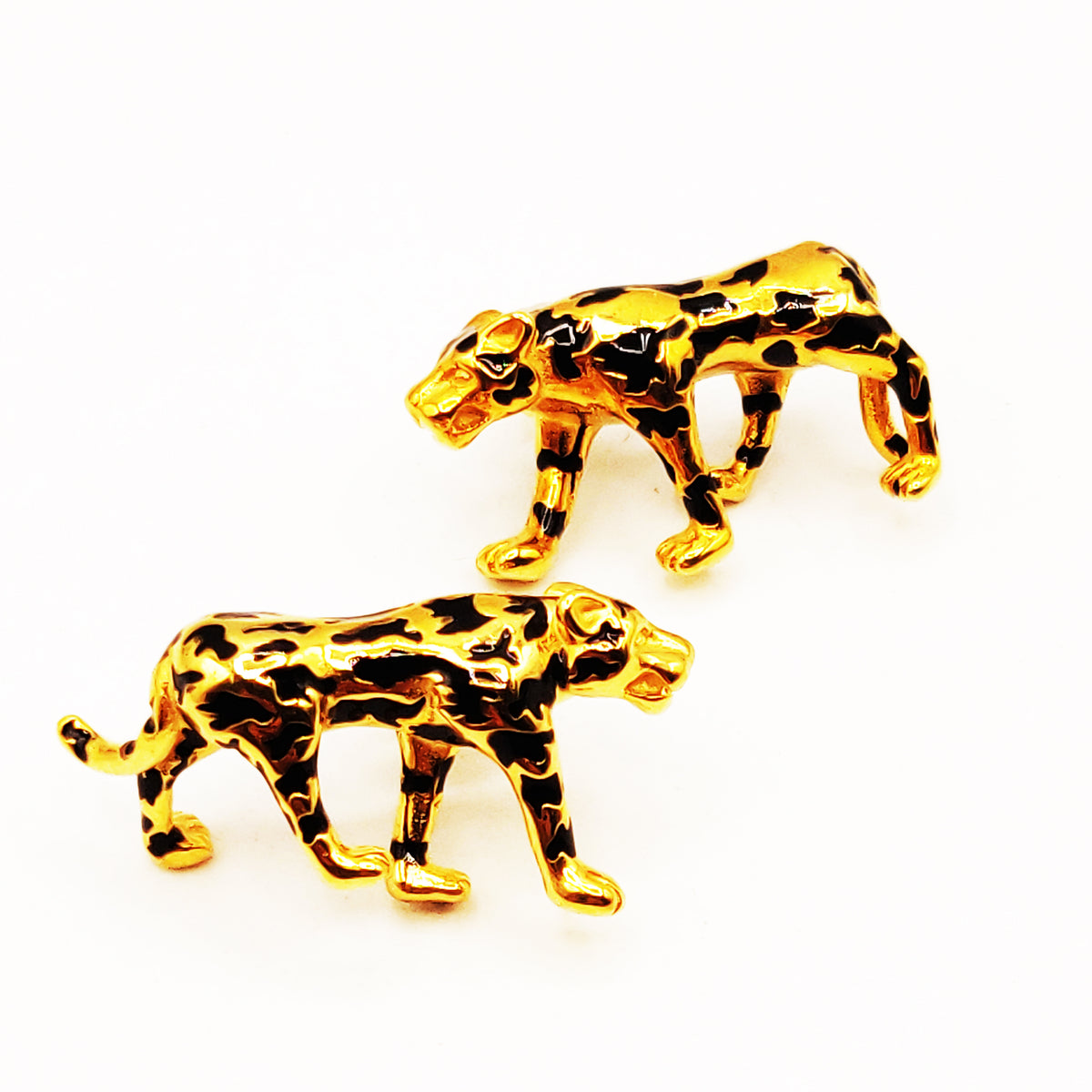 Boucles d'oreilles Torsade Jaguar 4 Pattes Luxe