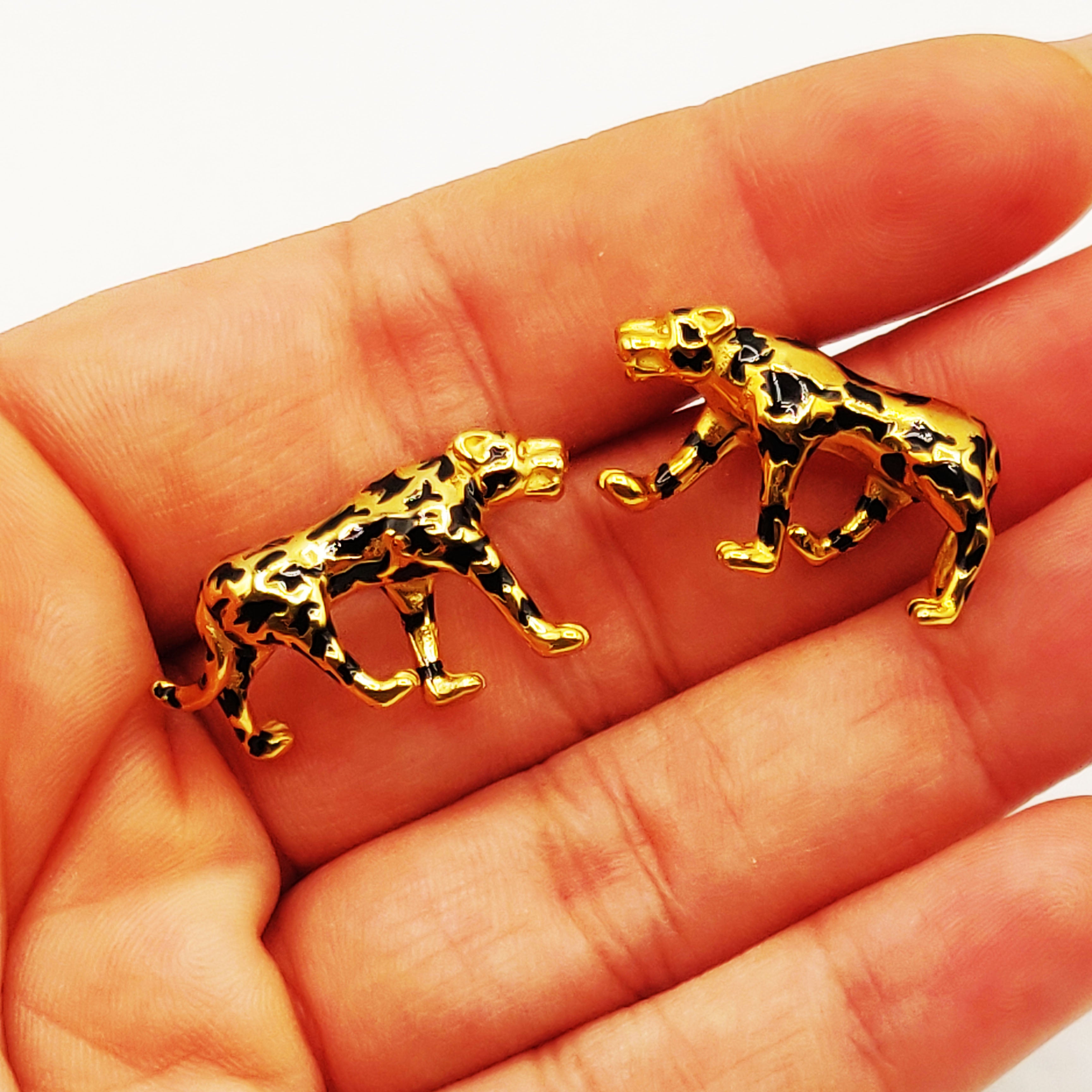 Boucles d'oreilles Torsade Jaguar 4 Pattes Luxe
