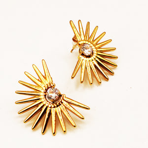 Boucles d'oreilles Soleil Pics Luxe