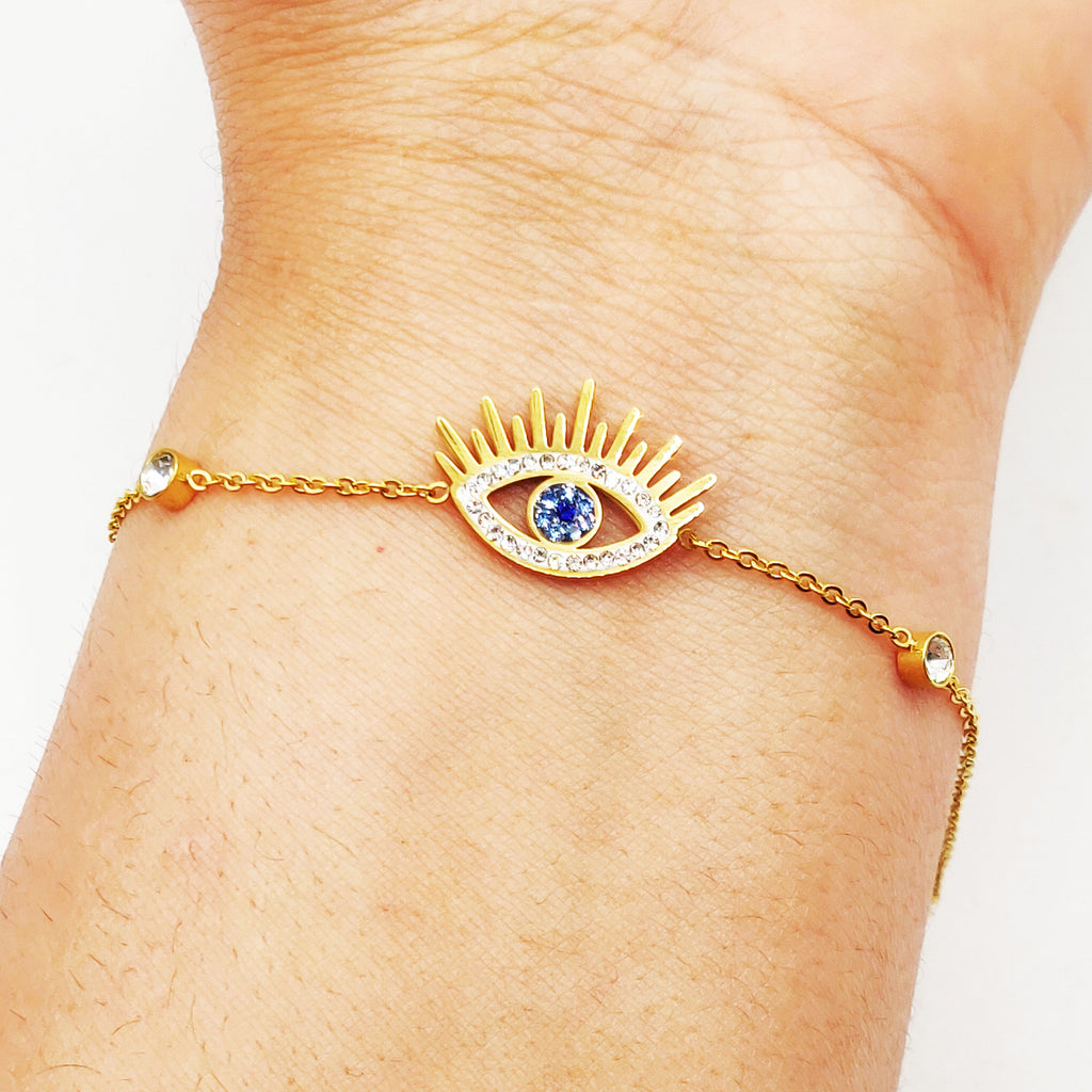 Bracelet Oeil Bleu Luxe
